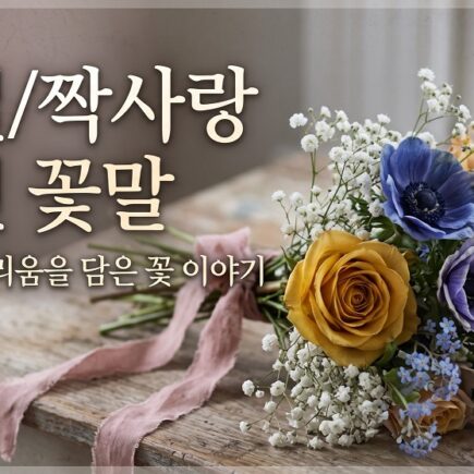 이별과 짝사랑의 감정을 담은 꽃말과 꽃종류 총정리 썸네일