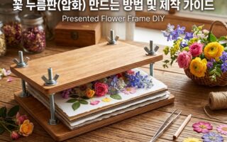 꽃 누름판(압화) 만드는 방법 및 제작 가이드