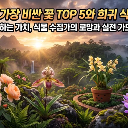 세계에서 가장 비싼꽃 TOP 5 와 희귀식물 관리법