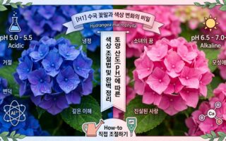 수국 꽃말의 진정한의미 색상변화를 만드는 과학적원리 상황별 수국선물 노하우