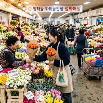 양재 꽃시장 고속터미널 꽃 도매시장 완벽 정복가이드