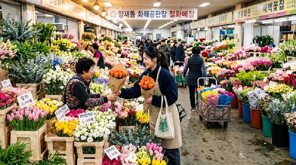 양재 꽃시장 고속터미널 꽃 도매시장 완벽 정복가이드