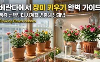 베란다에서 장미 키우기 완벽 가이드 품종 선택부터 사계절 병충해 방제법