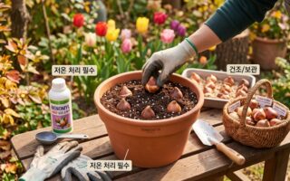튤립 구근 심는시기 및 소독 보관법 총정리
