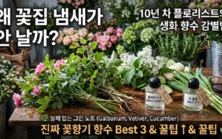 향수 뿌렸는데 왜 꽃집 냄새가 안 날까? 생화 향수 감별법