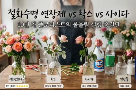 절화보존제, 꽃화병물주기, 꽃다발보관법, 꽃수명늘리기, 절화컨디셔닝, 물올림, 플로리스트팁